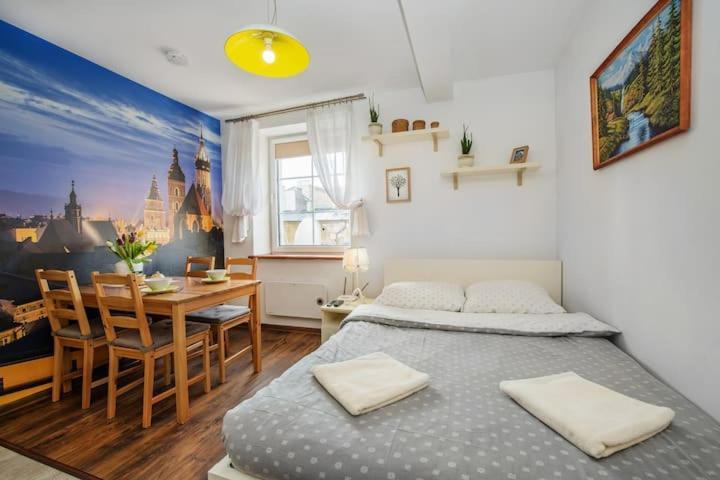 Cosy Studio Apartment Krakow Bagian luar foto