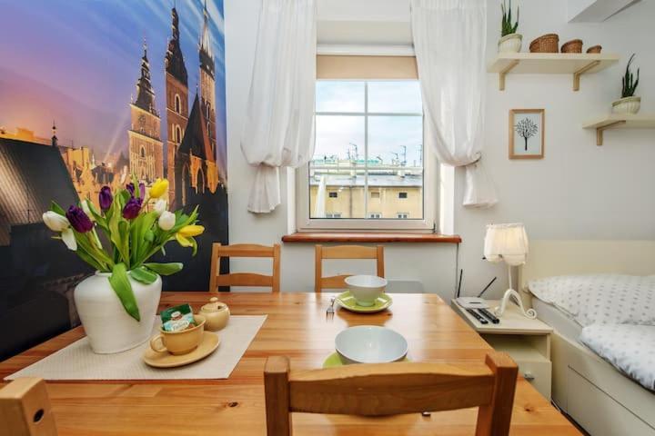 Cosy Studio Apartment Krakow Bagian luar foto