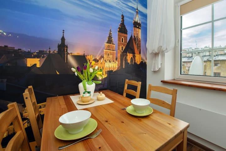 Cosy Studio Apartment Krakow Bagian luar foto