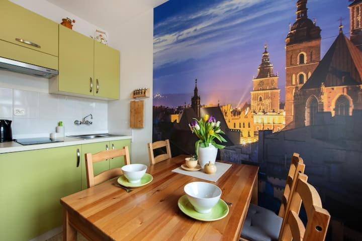 Cosy Studio Apartment Krakow Bagian luar foto